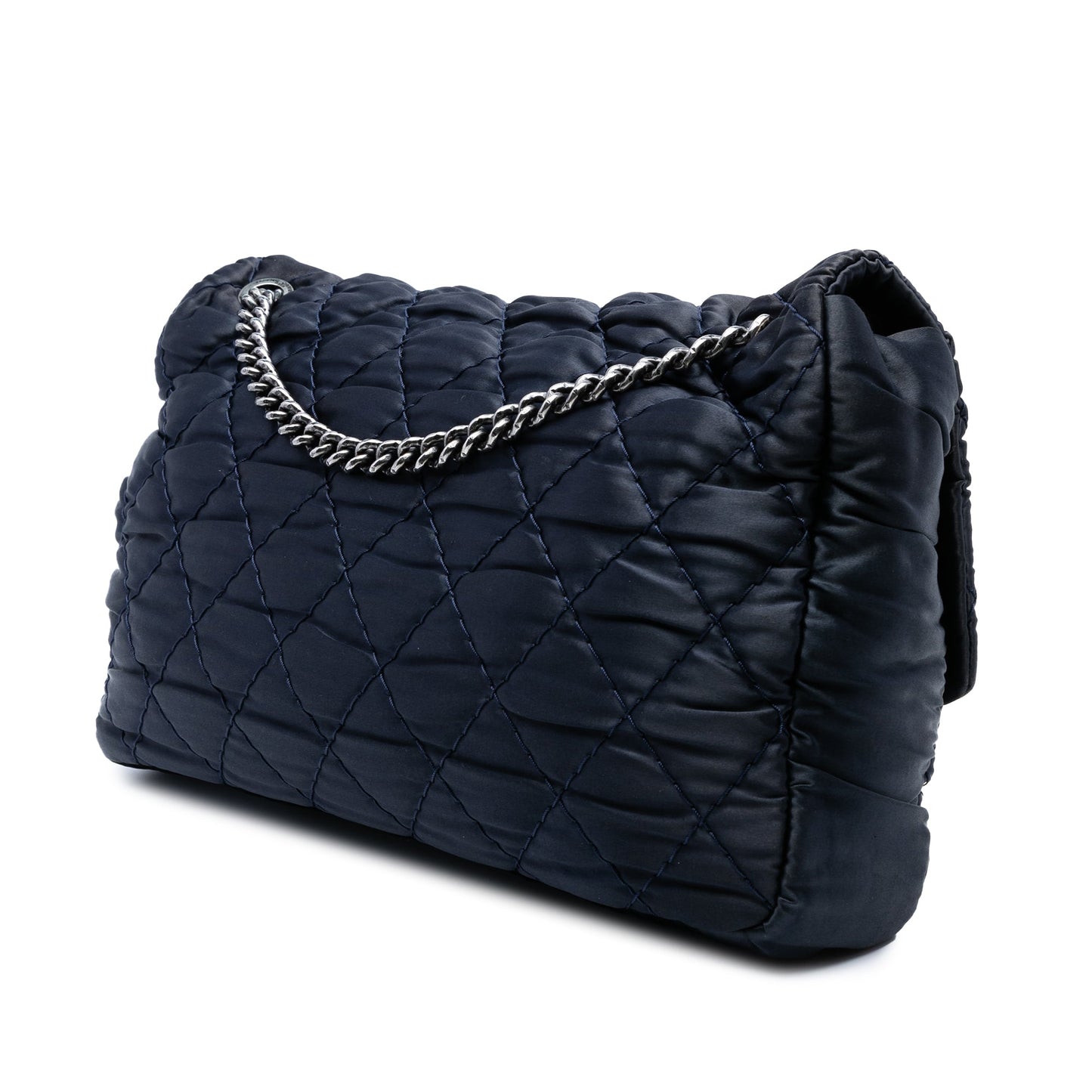 Chanel CC Satin Single Flap