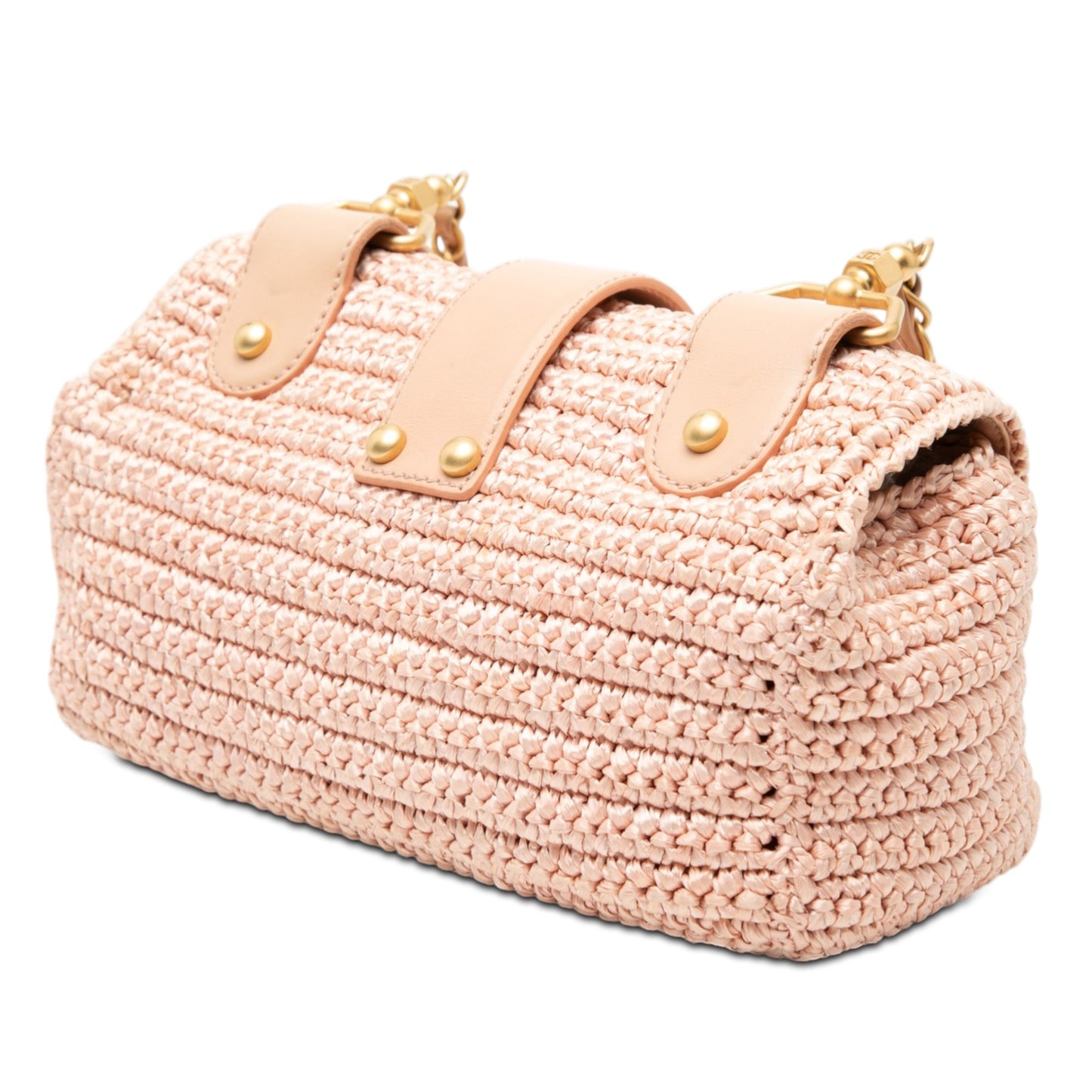 Chanel CC Woven Raffia Flap