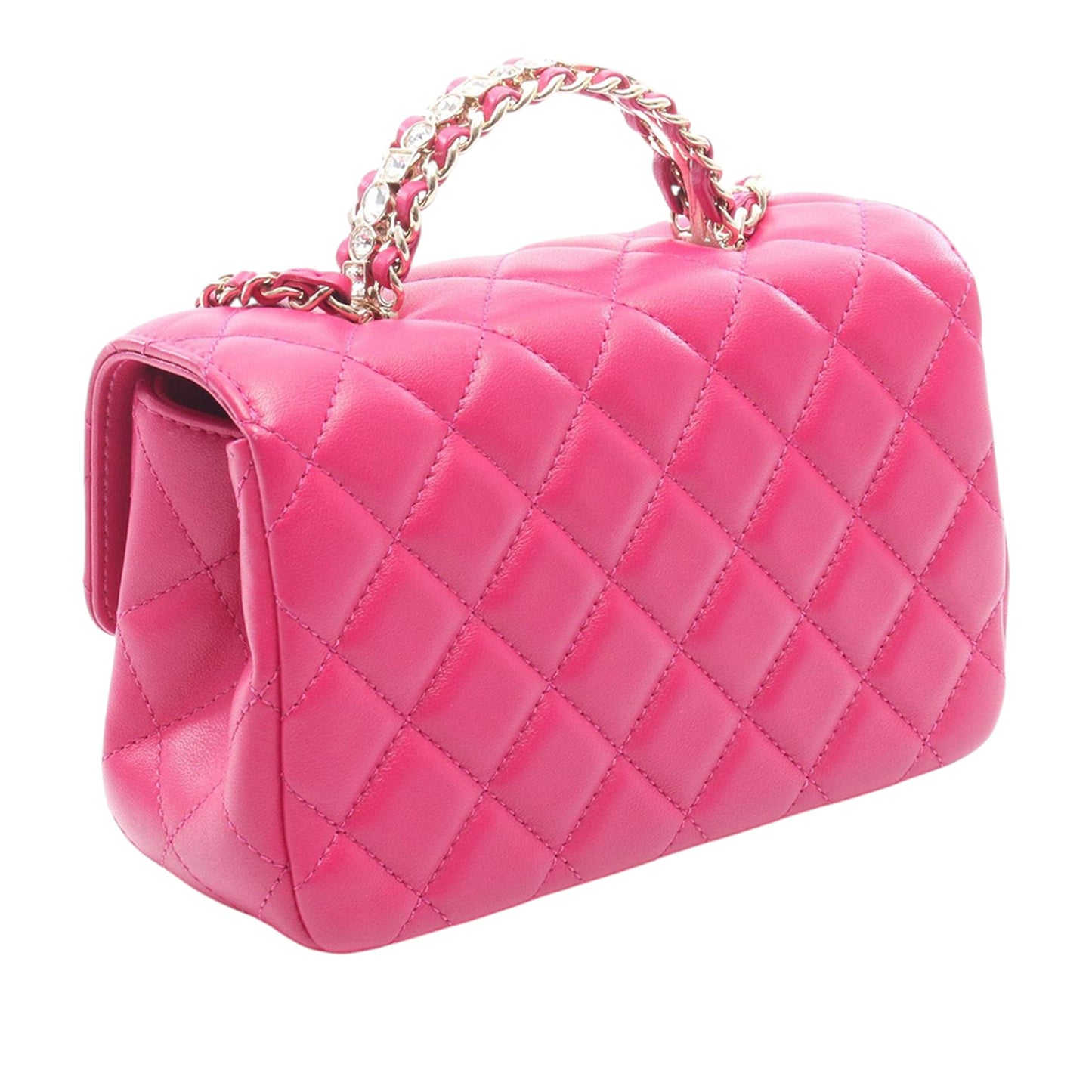 Borsa Chanel Strass Top Handle Flap