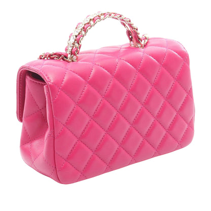 Borsa Chanel Strass Top Handle Flap