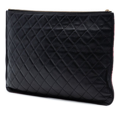 Clutch Chanel CC Camellia Printed O Case