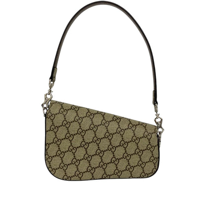 Gucci Mini GG Supreme Asymmetric Horsebit 1955 Bag