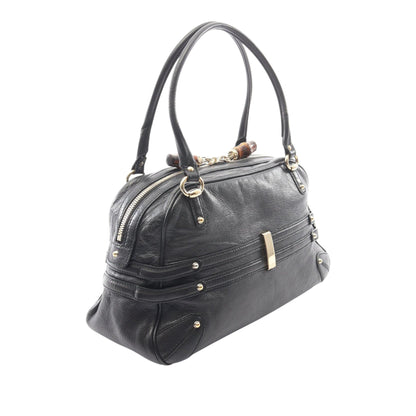 Gucci Calfskin Wave Handbag
