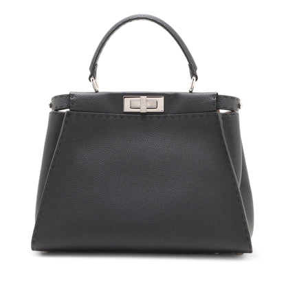 Fendi Leather Peekaboo Selleria Handbag Secondhand