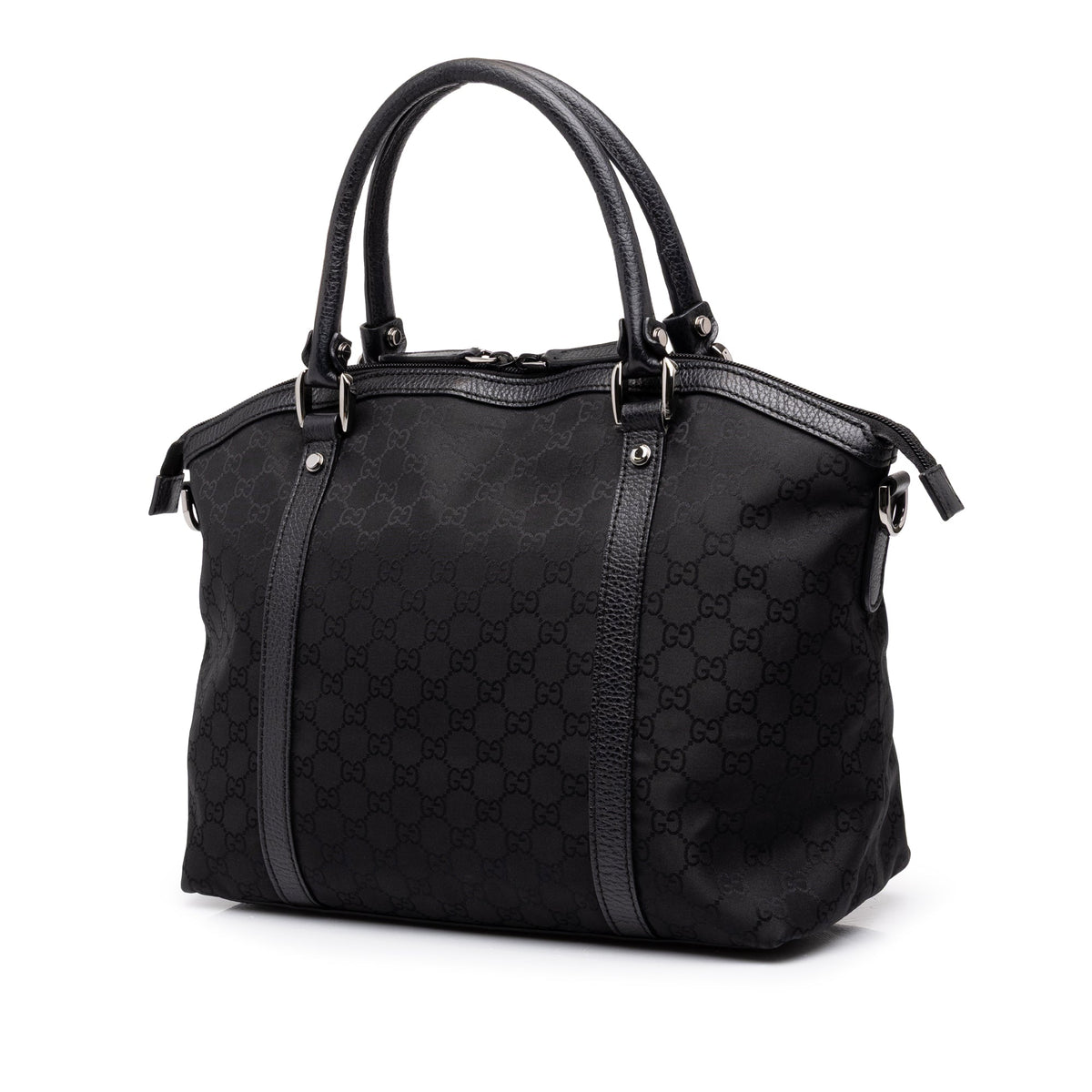 Gucci Medium GG Canvas Charm Dome Bag