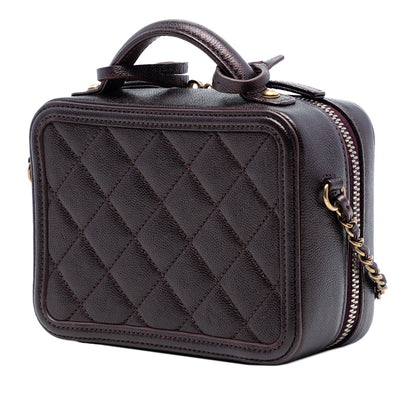 Chanel CC Filigree Vanity Case