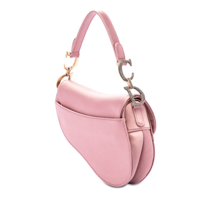 Dior Satin Crystal Saddle Bag