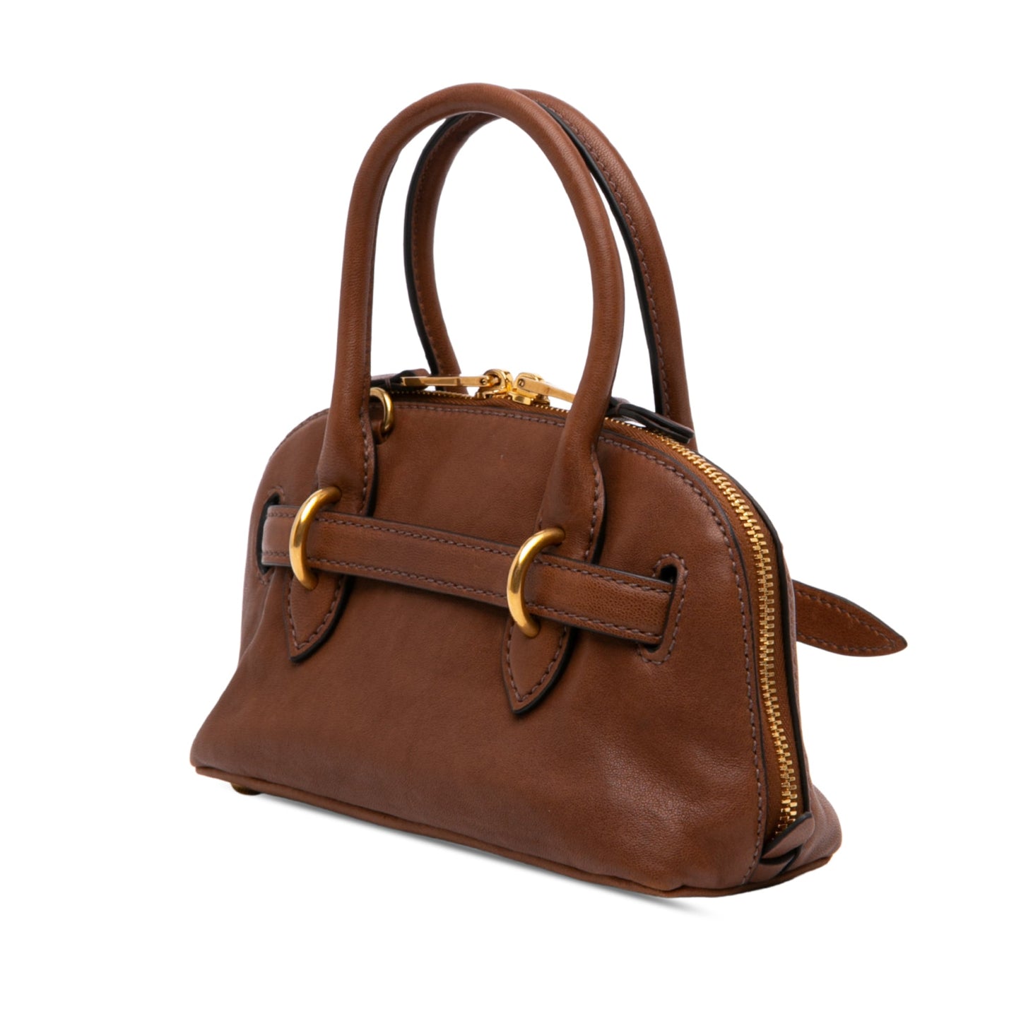 Miu Miu Nappa Aventure Satchel Bag