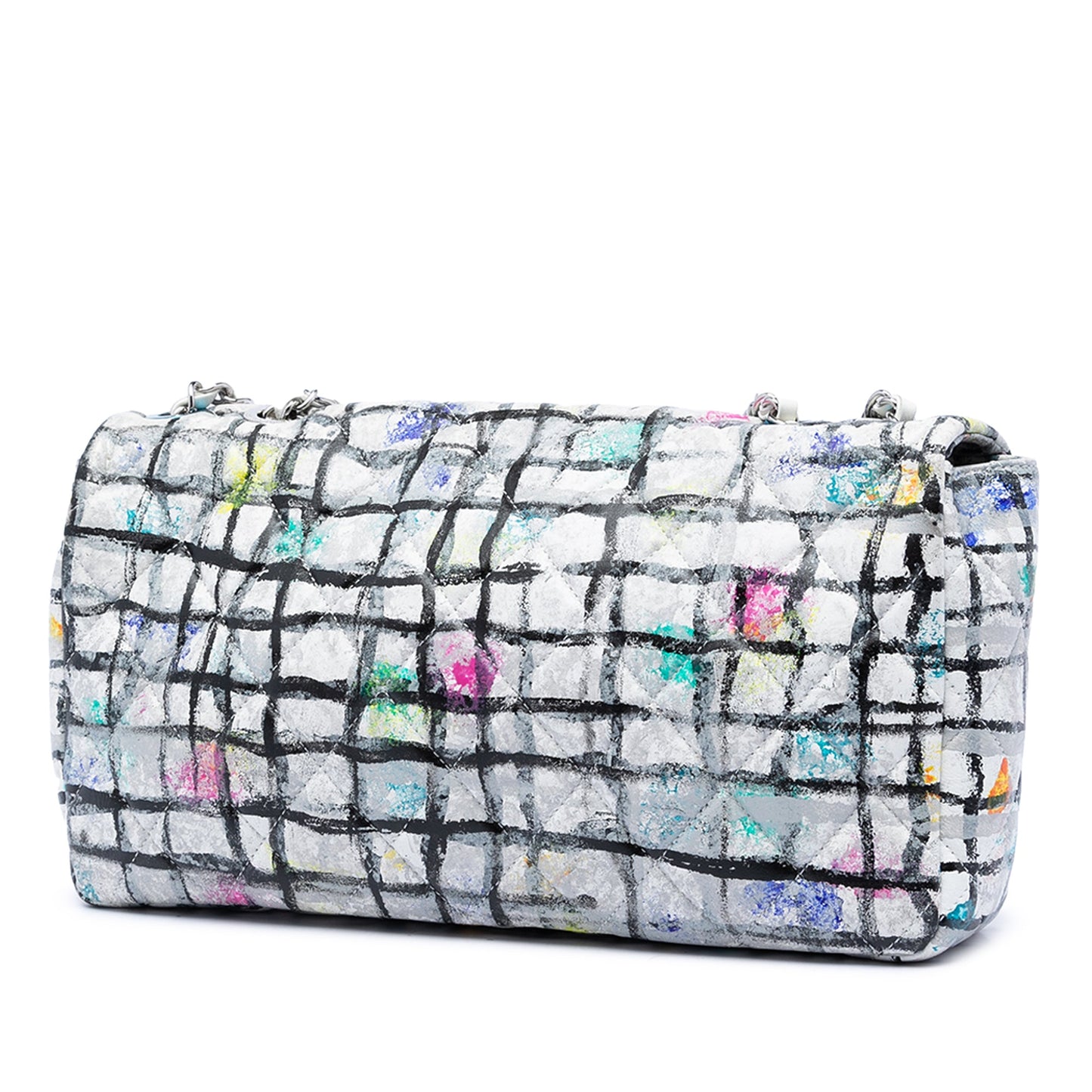 Chanel Hand Painted Graffiti Flap Bag