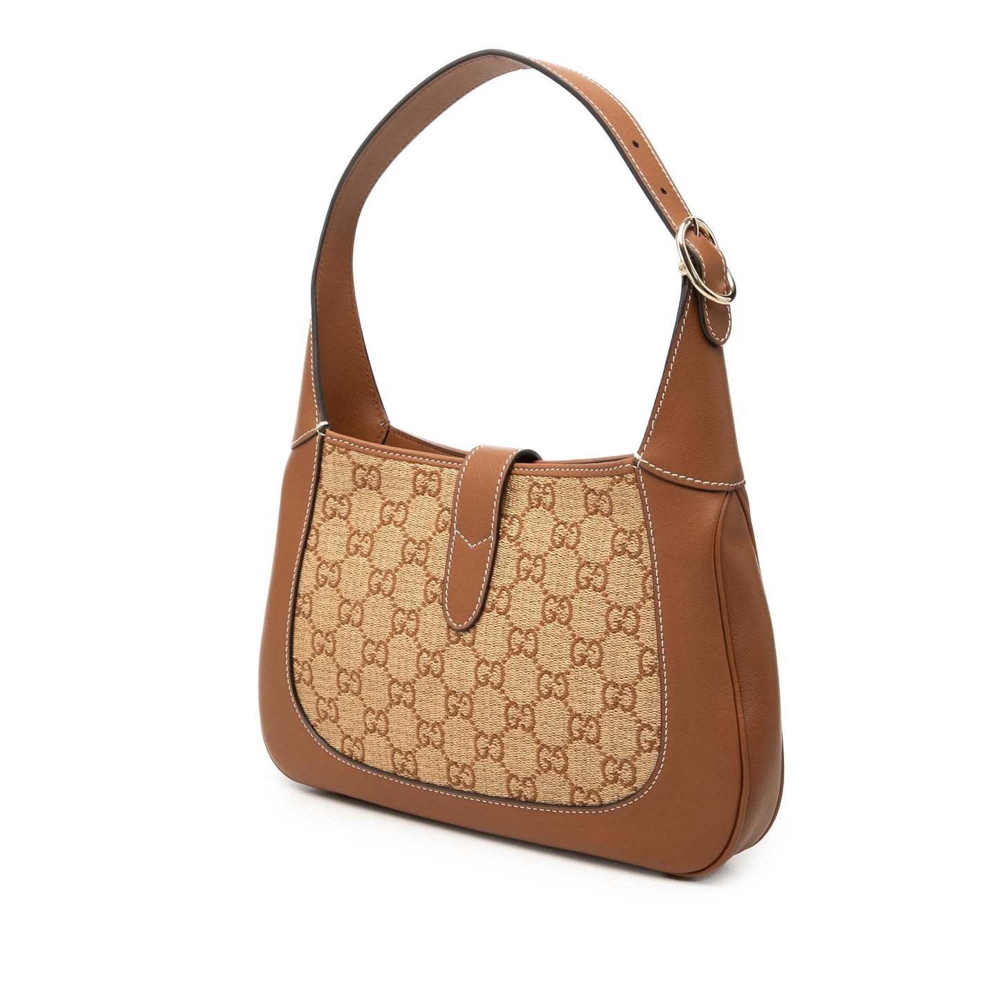 Gucci Medium GG Raffia Jackie 1961 Bag