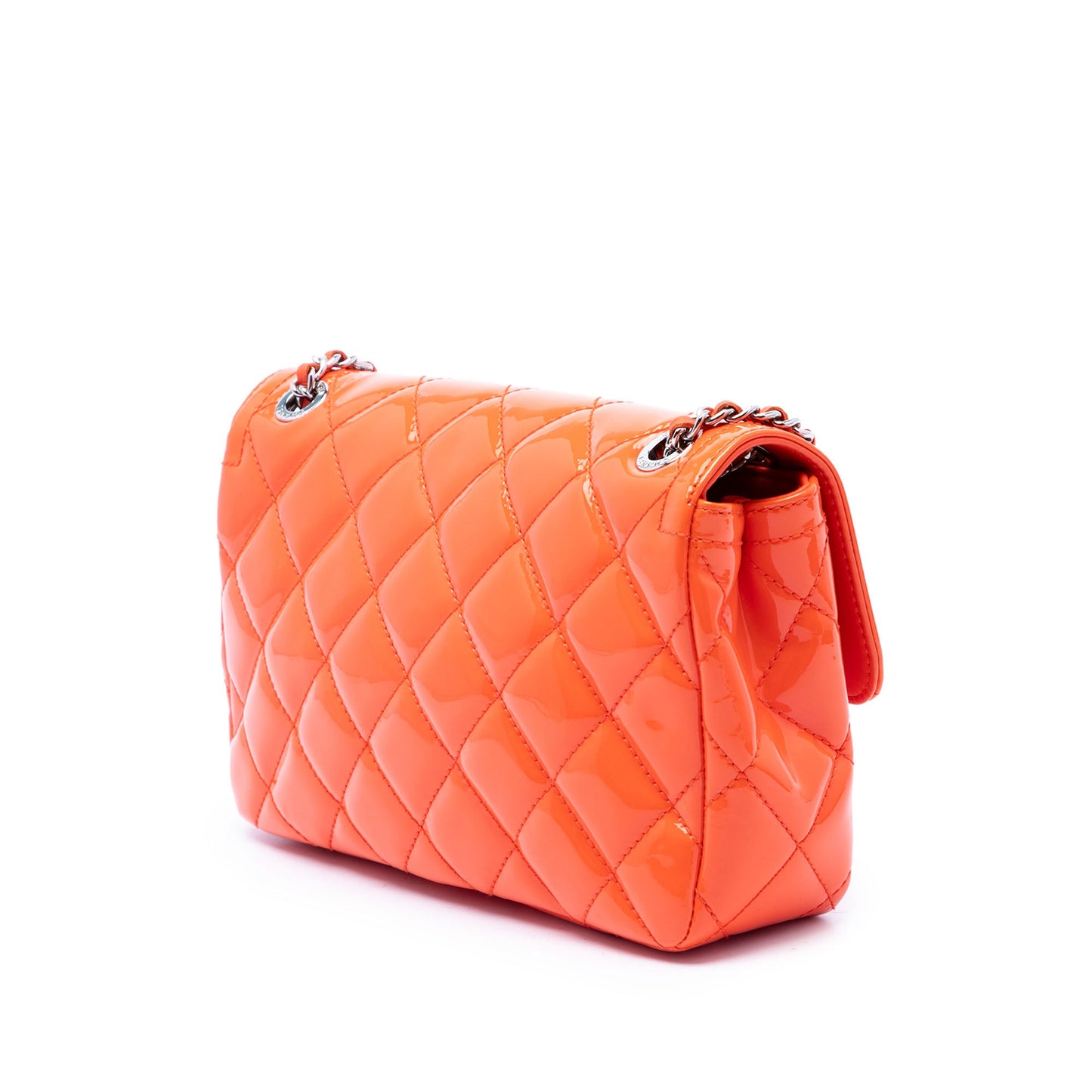 Chanel Quilted Patent Coco Shine Flap Bag