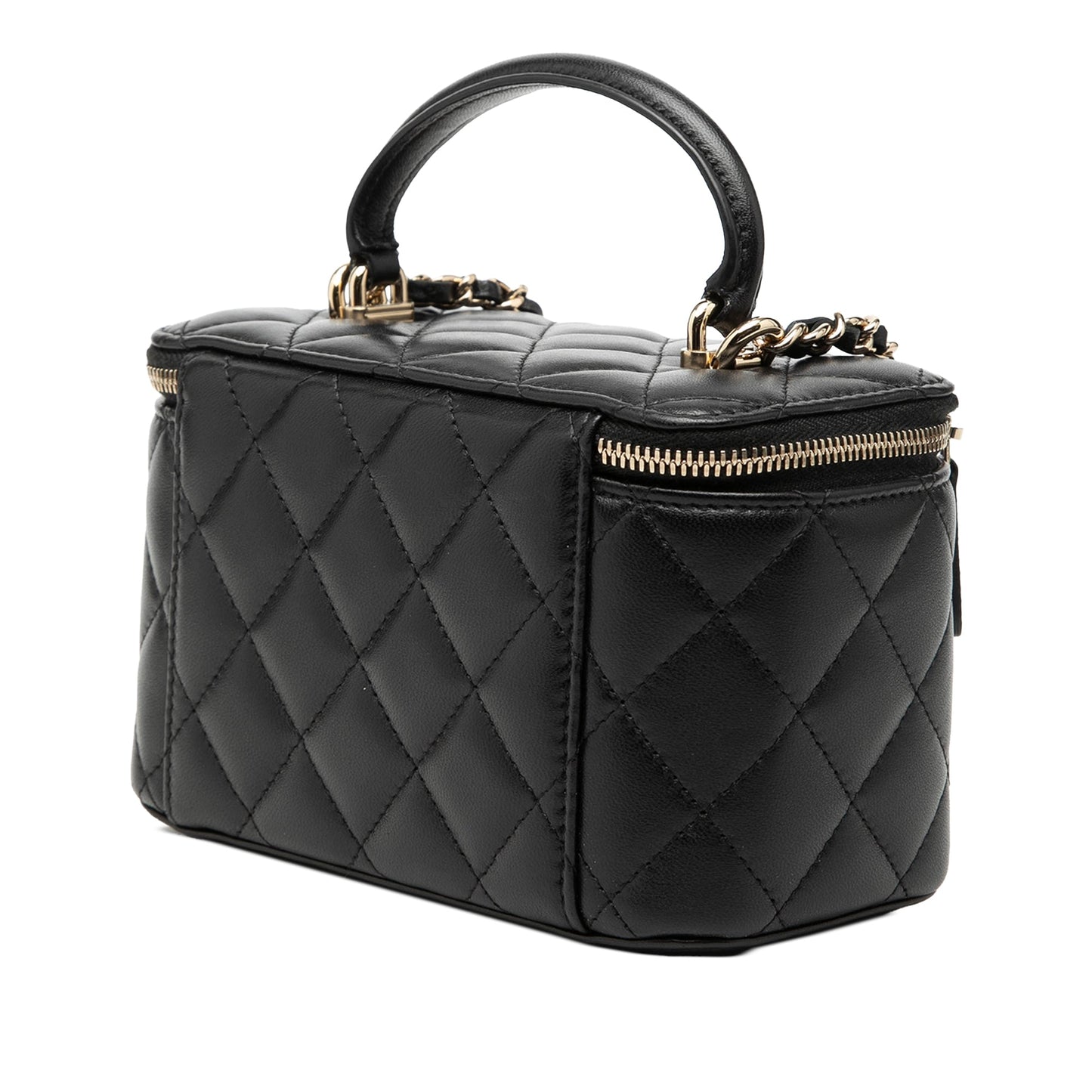 Chanel Top Handle Vanity Case with Chain