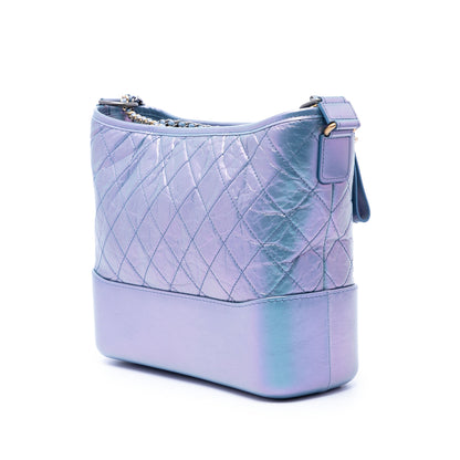 Chanel Quilted Iridescent Lambskin and Calfskin Gabrielle Bag