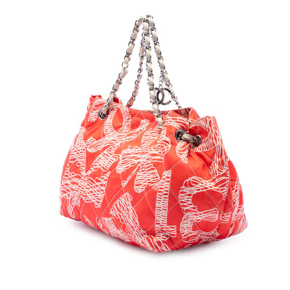 Chanel Coral Chain Tote Bag
