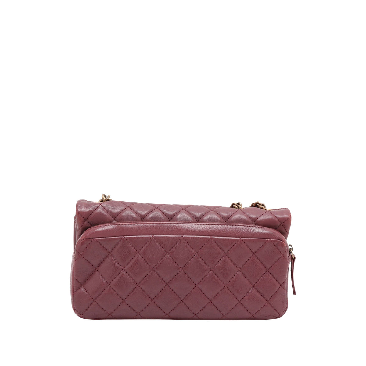 Chanel CC Quilted Lambskin Single Flap