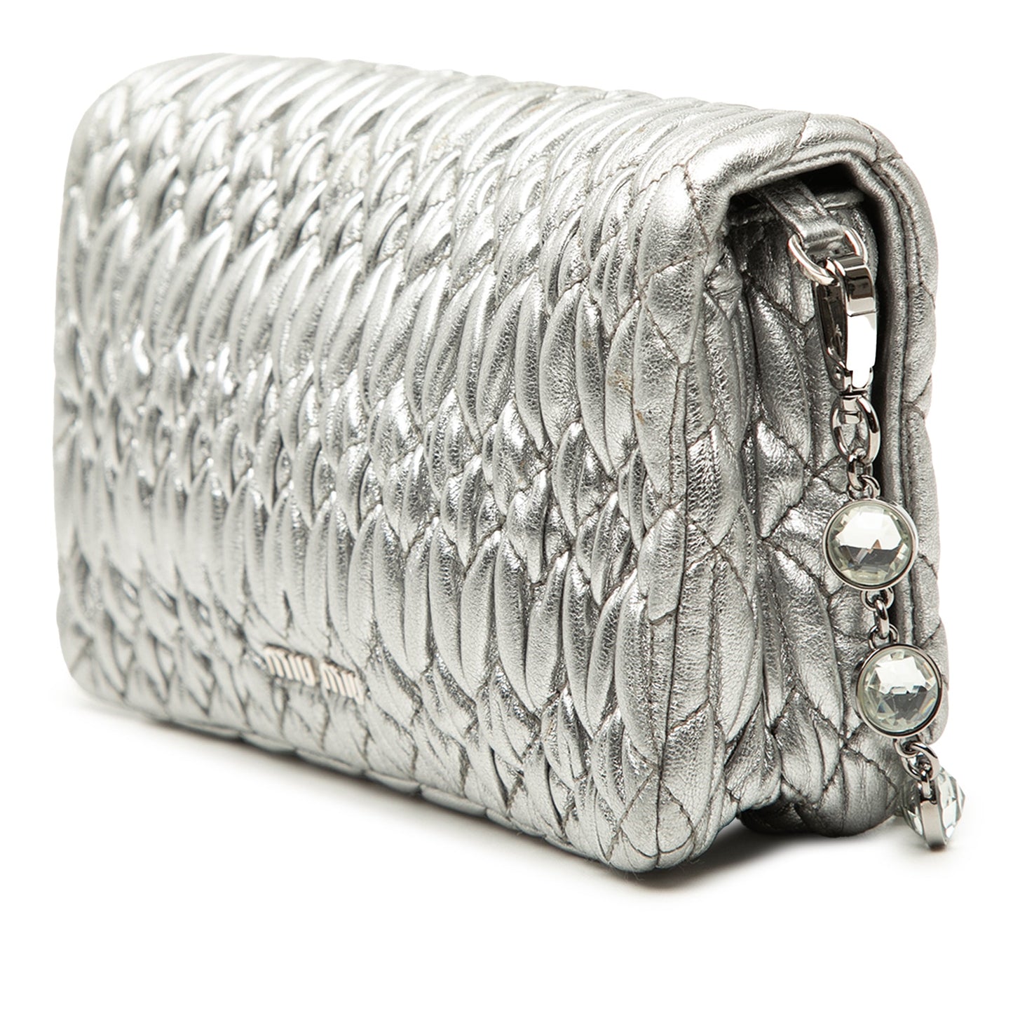 Miu Miu Crystal Chain Shoulder Bag