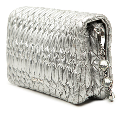 Miu Miu Crystal Chain Shoulder Bag