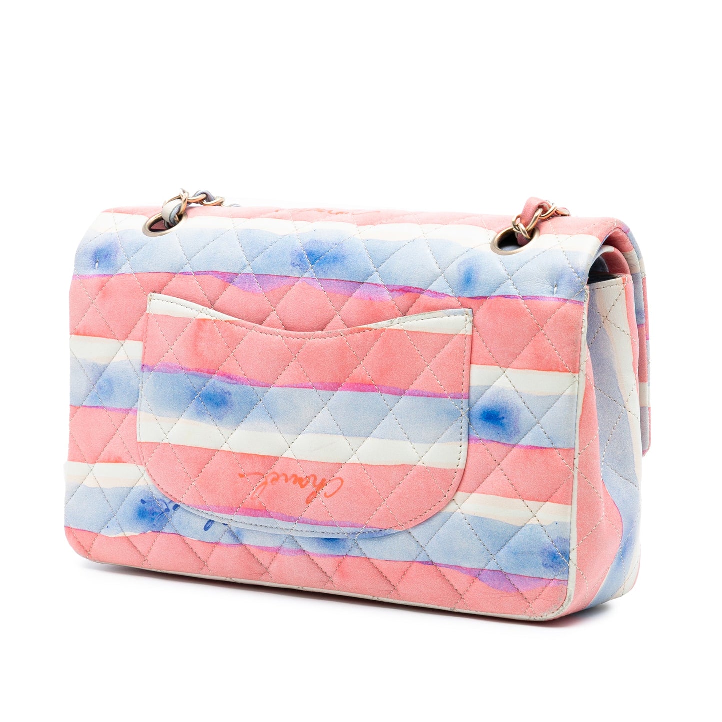 Chanel Medium Classic Watercolor Double Flap