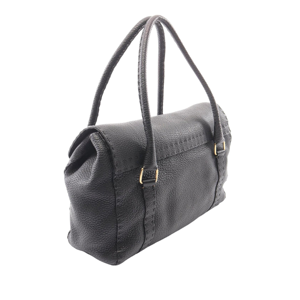 Fendi Leather Selleria Linda Handbag