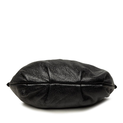 Prada Pleated Cervo Lux Hobo
