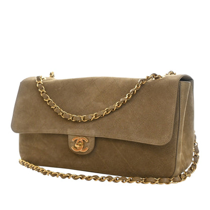 Chanel Quilted Suede Souplissimo Maxi Flap Bag