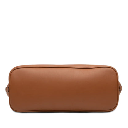 Miu Miu Softy Calfskin Embossed Logo Shoulder Bag