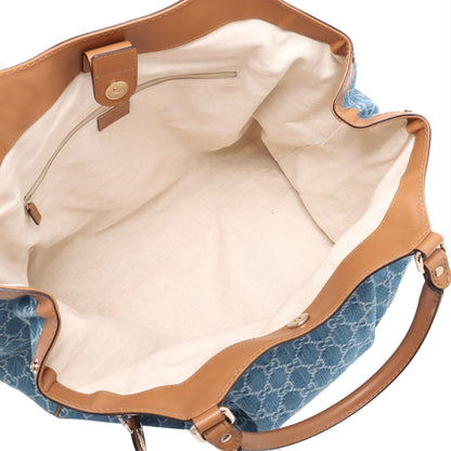 Gucci GG Denim Sukey Tote Bag
