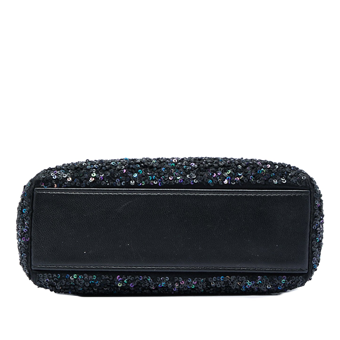 Dior Satin Sequin Embellished Lady Dior Bag Secondhand