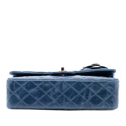 Chanel Medium Classic Camellia Double Flap