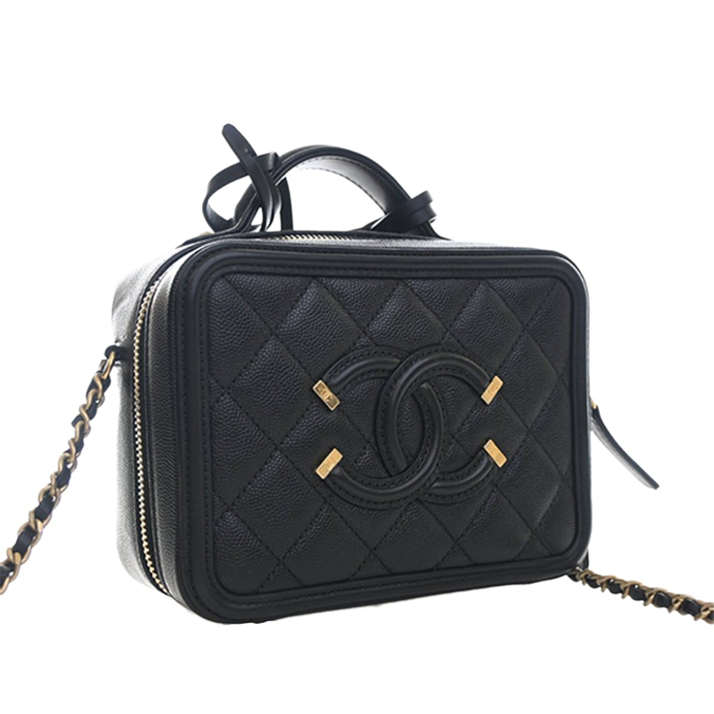 Chanel CC Filigree Vanity Case