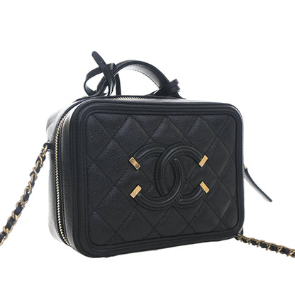 Chanel CC Filigree Vanity Case