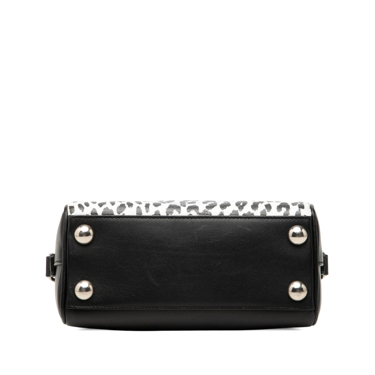 Saint Laurent Toy Leather Leopard Print Classic Duffle Bag