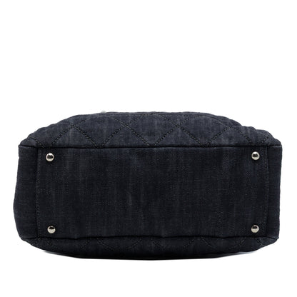 Chanel CC Quilted Denim Timeless Tote