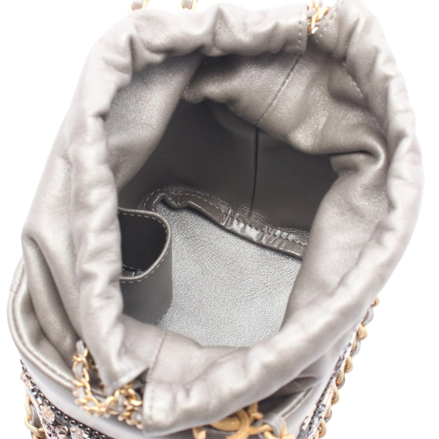 Chanel Crystal Metiers D Art Chateau de Chenonceau Bucket Bag