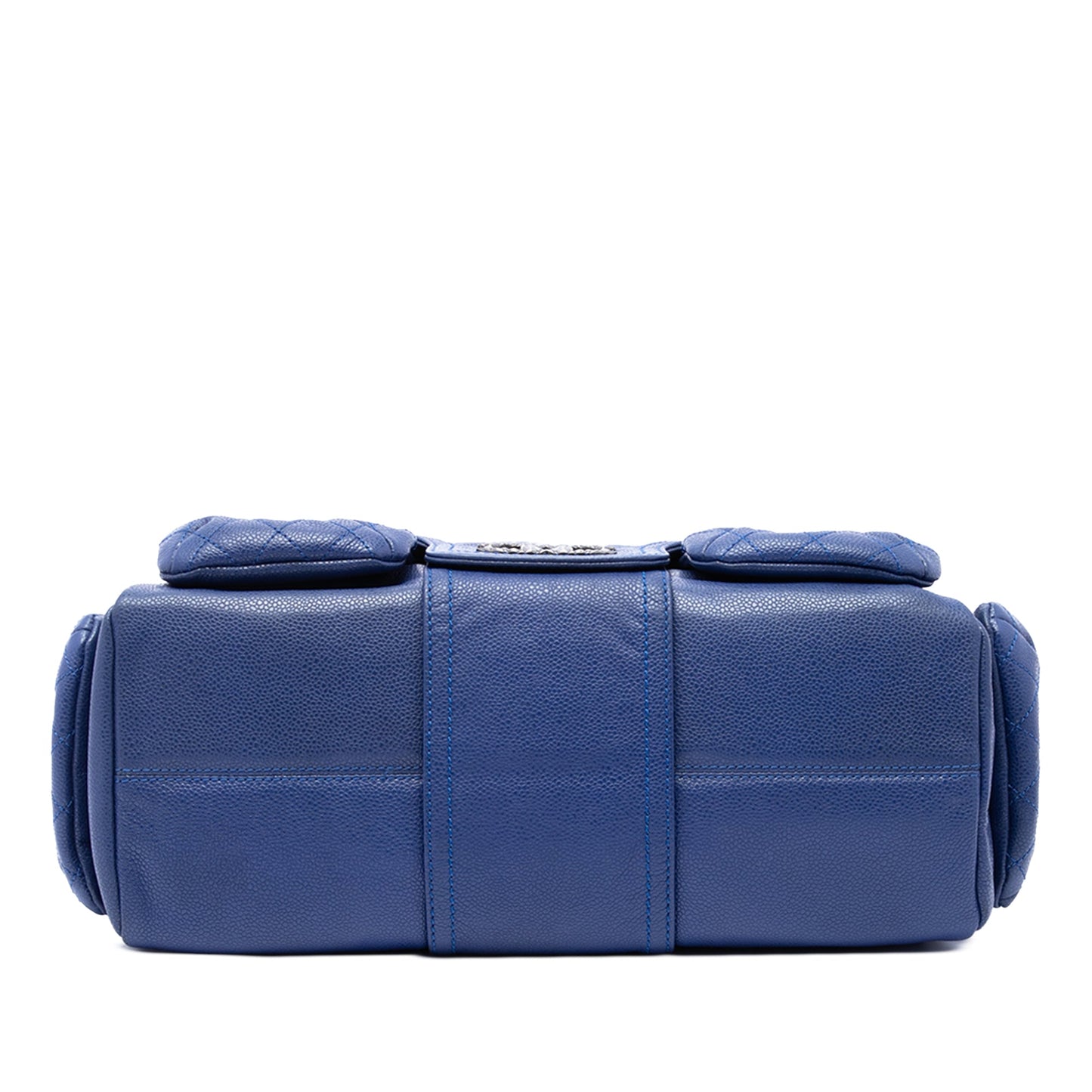 Chanel Glazed Caviar Coco Rider Multi Pocket Rider Flap Bag