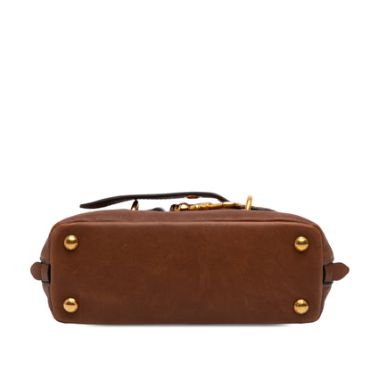 Miu Miu Nappa Aventure Satchel Bag