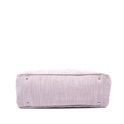 Chanel Large CC Quilted Denim Tote
