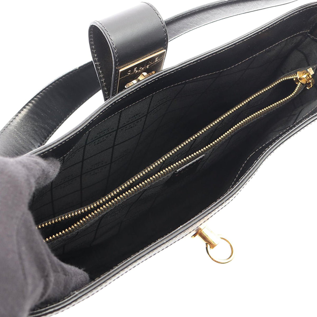 Celine Leather Shoulder Bag
