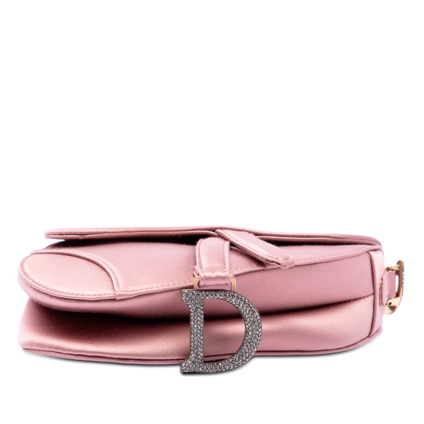 Dior Satin Crystal Saddle Bag
