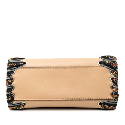 Fendi Ribbon Whipstitch Peekaboo