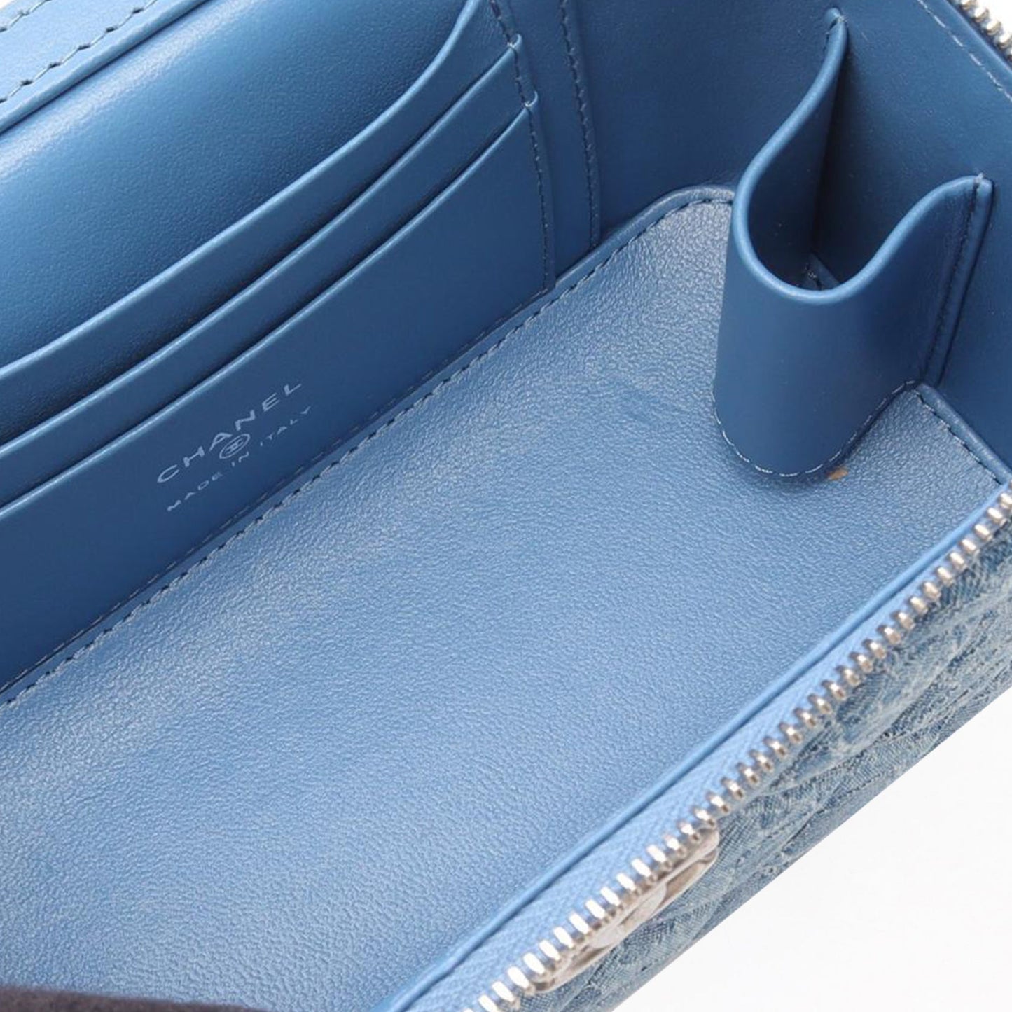 Chanel Denim Pearl Crush Vanity Bag Preloved