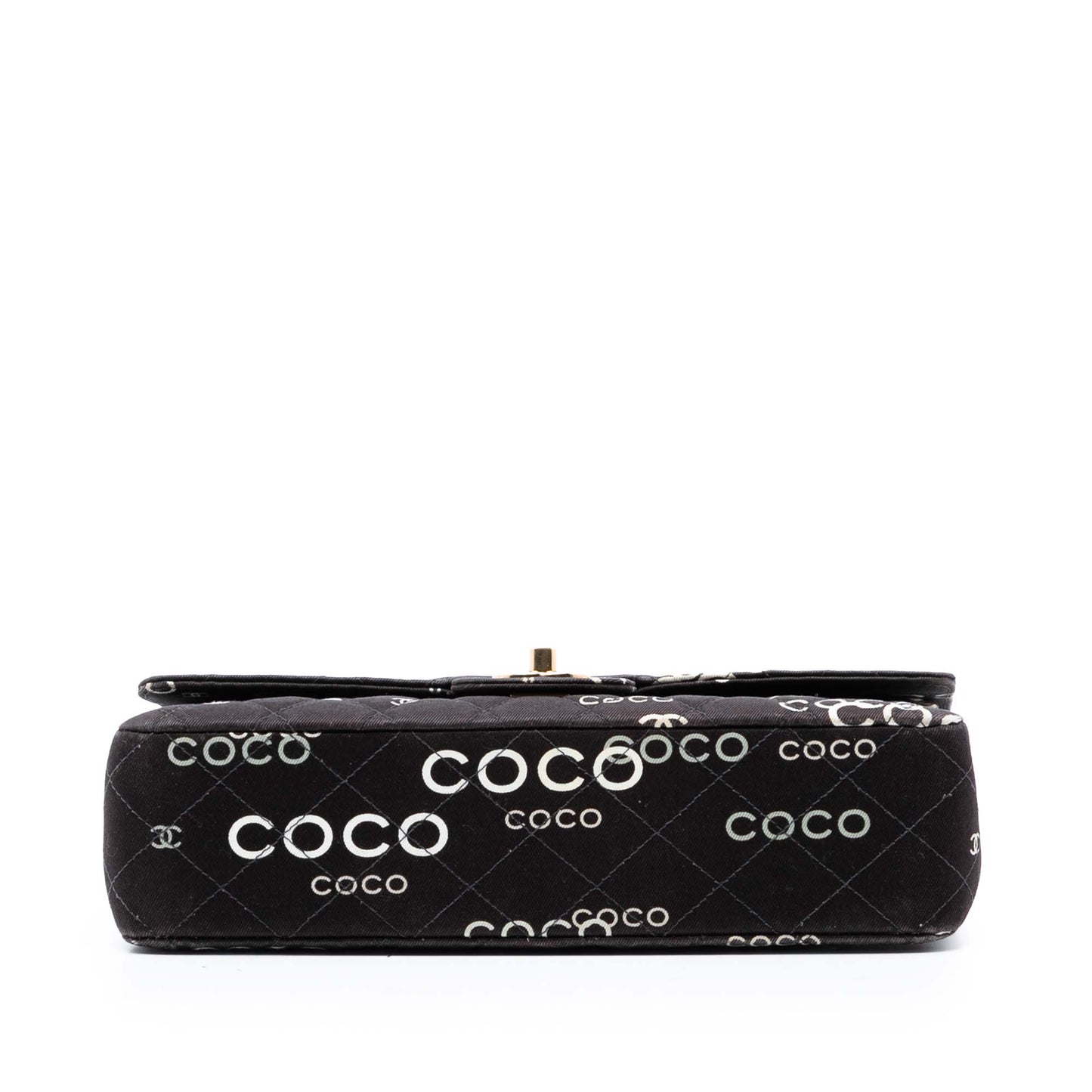 Chanel Medium Classic Coco Print  Double Flap