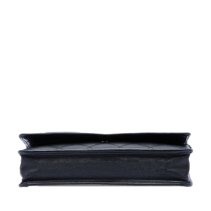 Chanel Quilted Lambskin Cambon Ligne Wallet On Chain