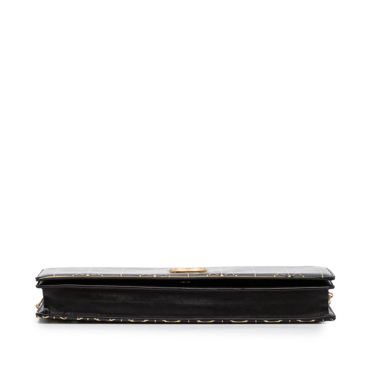 Chanel Paris Moscou Vinyl Moujik Clutch with Chain