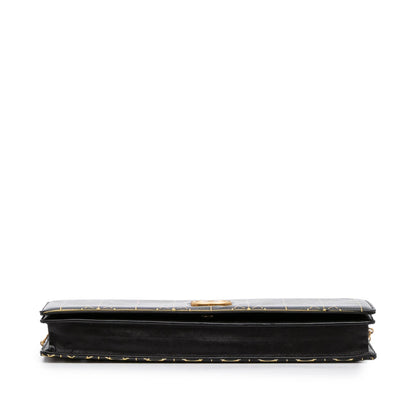 Chanel Paris Moscou Vinyl Moujik Clutch with Chain
