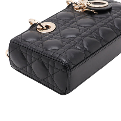 Dior Small Lambskin Cannage Lady D-Joy