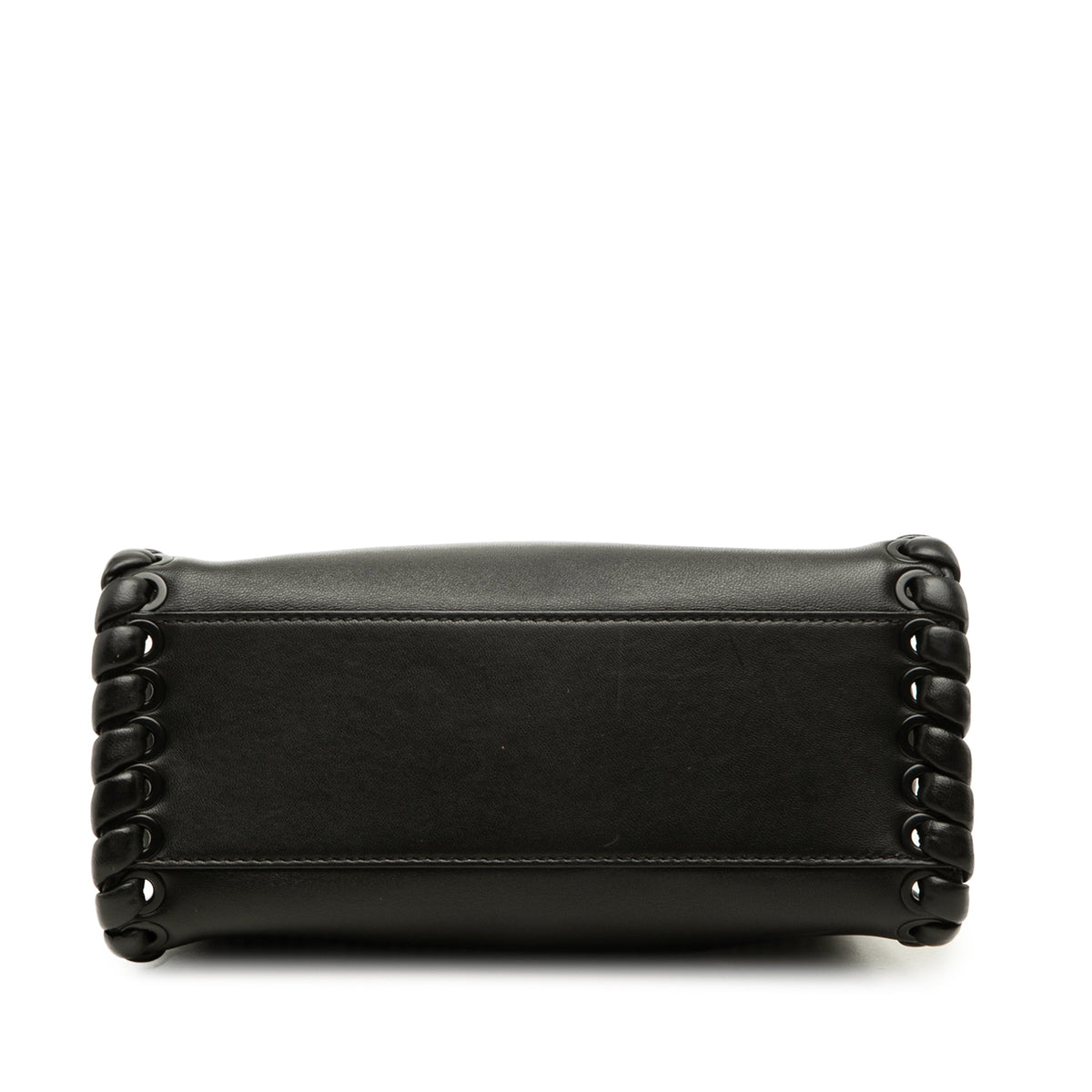 Fendi Mini Leather Lace Up Peekaboo Iconic Bag