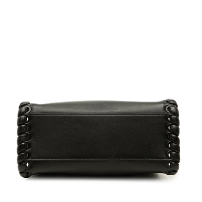 Fendi Mini Leather Lace Up Peekaboo Iconic Bag