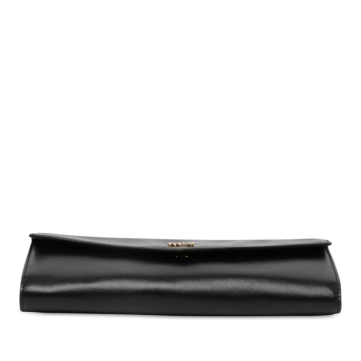 Miu Miu Soft Calf Logo Wallet on Strap Bag