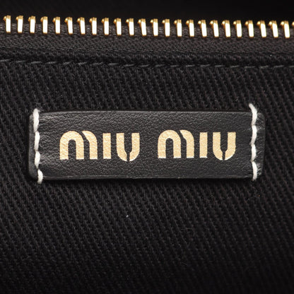 Miu Miu Printed Canvas Tote Bag